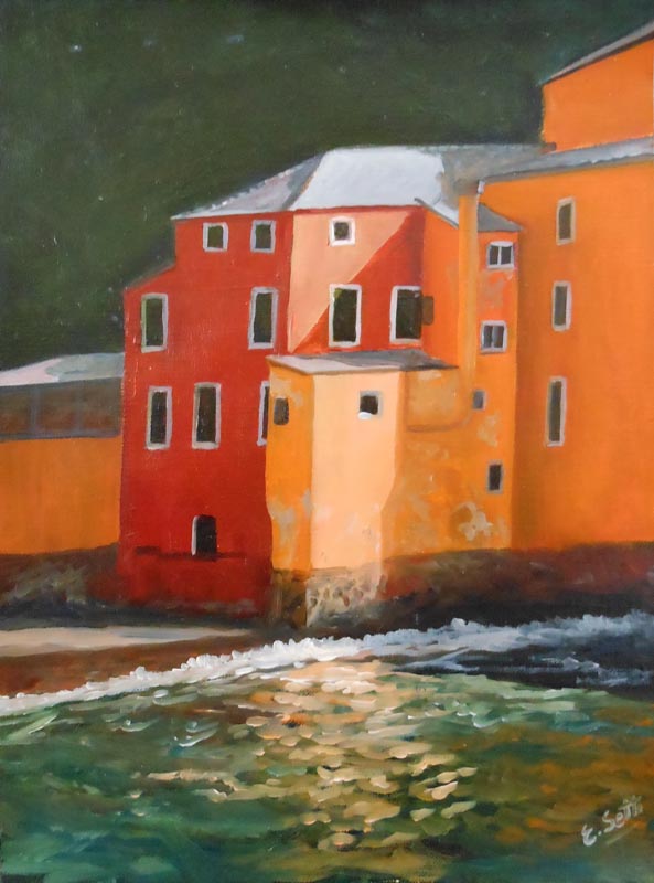 Old Building by the Sea 