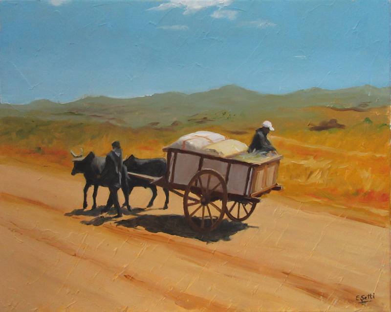 Oxcart