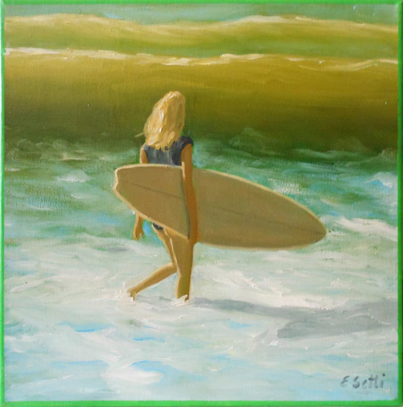 Surfer with Waves