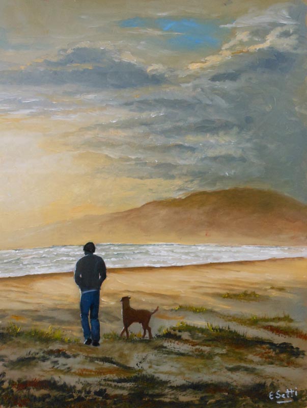 Man with Dog